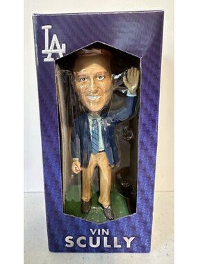Vin Scully 2015 game promo bobblehead NIB NEW LA Dodgers MLB bobble head SGA